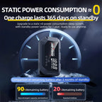 Portable 12V 8000A smart emergency car jump starter, with emergency air pump, flashlight, and power bank. Suitable for all car