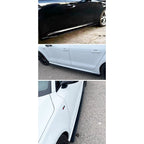 For 2015+ Mercedes-Benz Accessories W205 C63 C43 4Doors AMG C-Class Side Skirt Extension Diffusor 8Pcs ABS Lip