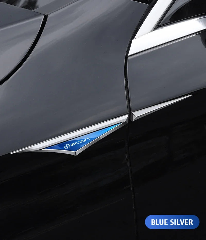2pcs 3d alloy car stickers car accsesories accessory for Toyota scion FR-S im IA