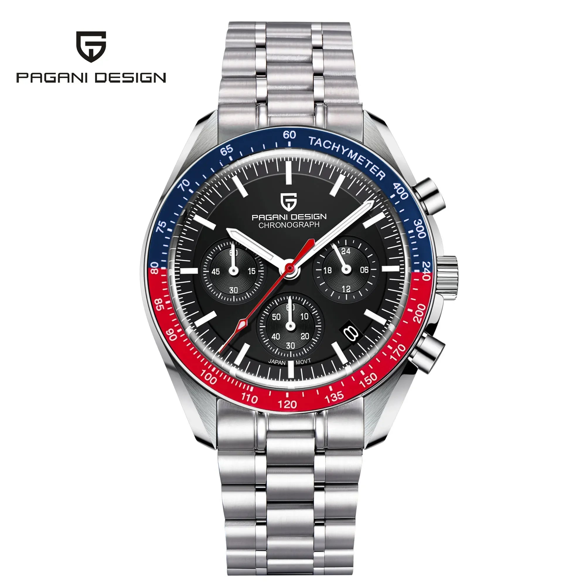 2025 New PAGANI DESIGN AK Project Mars Men's Watches Luxury Quartz Watch Men AR Sapphire Speed Sport Chronograph Automatic Date