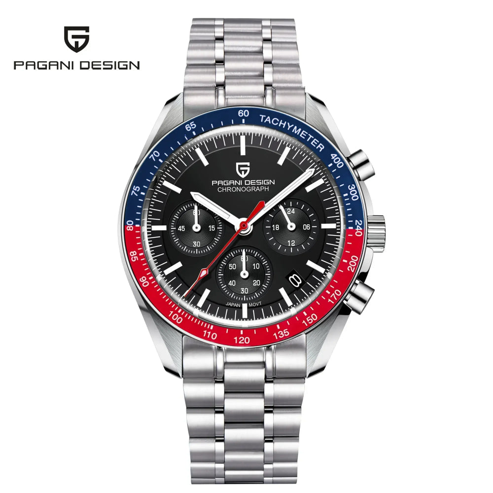 2026 New PAGANI DESIGN AK Project Mars Men's Watches Luxury Quartz Watch Men AR Sapphire Speed Sport Chronograph Automatic Date