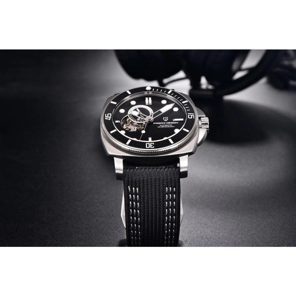PAGANI DESIGN 2026 New NH39 Sports Automatic Men's Mechanical Watch Sapphire Stainless Steel 200m Waterproof Sports Reloj Hombre