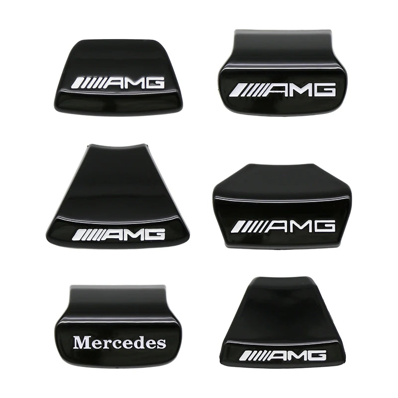 3D ABS Car Steering Wheel Emblem Sticker Badge For Mercedes Benz AMG W205 W206 W177 W168 W108 AMG W176 W204 W212 Accessories
