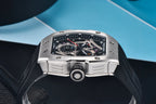 PAGANI DESIGN skeleton Watch Sapphire YS012 Automatic Men’s Quartz Watch Silicone Square Clock Waterproof Relogio Masculino