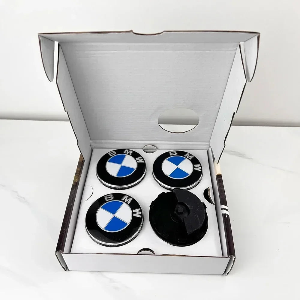 56mm/68mm Car Logo Floating Wheel Center Caps Hub Emblem Cover for BMW X1 X3 X4 X6 M2 M4 M5 F39 F45 F31 E82 E90 G32 E84 G01 G05