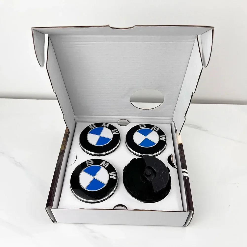 56mm/68mm Car Logo Floating Wheel Center Caps Hub Emblem Cover for BMW X1 X3 X4 X6 M2 M4 M5 F39 F45 F31 E82 E90 G32 E84 G01 G05