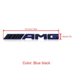 3D ABS Car AMG Logo Badge Rear Trunk Emblem Stickers Decal For Mercedes Benz AMG A B C E G W211 W203 W204 W210 W124 Accessories