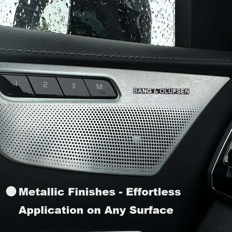 Chevrolet 3D Aluminum Car Audio Stickers Fit For Silverado Impala Malibu Equinox Cruze Camaro Tahoe/Suburban Blazer Spark Aveo