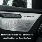 Chevrolet 3D Aluminum Car Audio Stickers Fit For Silverado Impala Malibu Equinox Cruze Camaro Tahoe/Suburban Blazer Spark Aveo