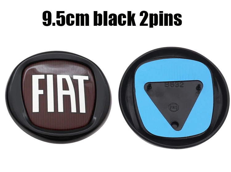 1pcs 6cm 9.5cm 12cm 3D ABS Car Front Logo Steer Wheel Rear Bumper Tail Door Trunk Emblem Sticker Styling Accessories