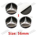 4pcs 56mm 75mm Car Wheel Center Hub Caps Cover Auto Accessories Mercedes Benz Amg C180 C200 C260 W108 W124 W126 W140 W168 W176