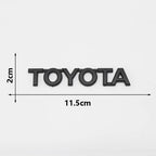 3D ABS TOYOTA Letters Emblem Rear Trunk Badge Logo Nameplate Sticker Black Chrome For Hilux Highlander Yaris RAV4 Camry Corolla