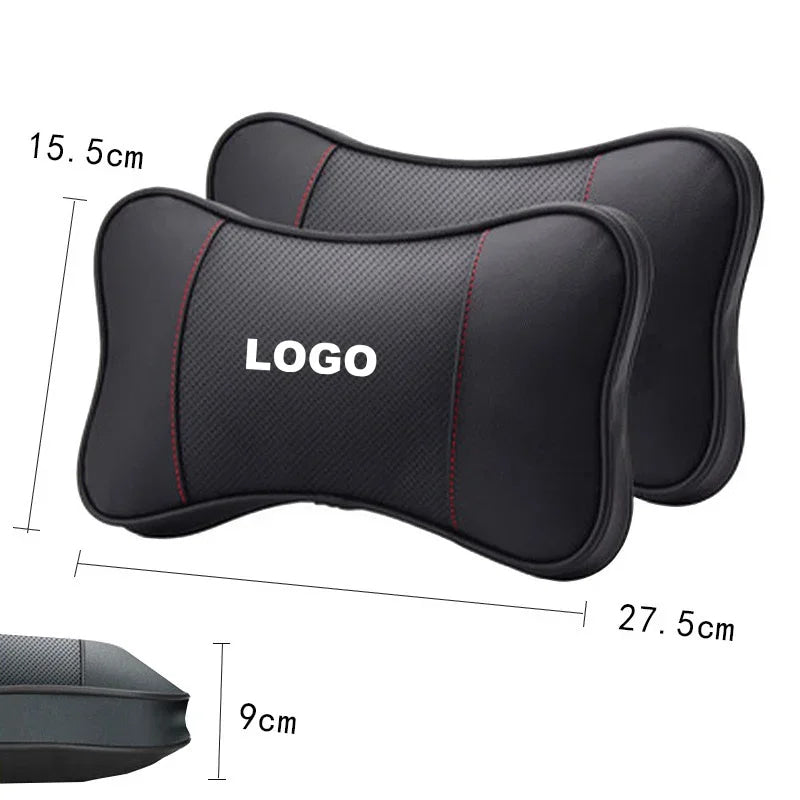 1Pcs Car Seat Headrest Auto Logo Neck Pillow For Ford Raptor F150 2019 2020 2021 2022 2023 2018 car accessories interior
