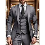 2026 Best Selling Formal Suit Single Breasted Business Outfit Four Seasons mens suits 3 piece