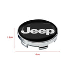 4Pcs 56/60mm Car Wheel Center Hub Cap Car Accessorie for JEEP Wrangler Grand Cherokee JK TJ Compass Renegade Patriot Trail Hawk