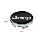 4Pcs 56/60mm Car Wheel Center Hub Cap Car Accessorie for JEEP Wrangler Grand Cherokee JK TJ Compass Renegade Patriot Trail Hawk