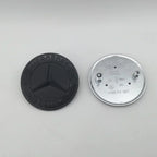 1pcs 3D ABS for AMG 57mm 2 pins Car Front Hood Emblem Bonnet Sticker Badge Decal Styling auto accessories