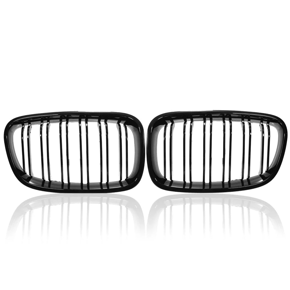 Front Grille For BMW F20 F21 1 Series 2010-2014 Car Front Kidney Grill Racing Grills Glossy Black Grills