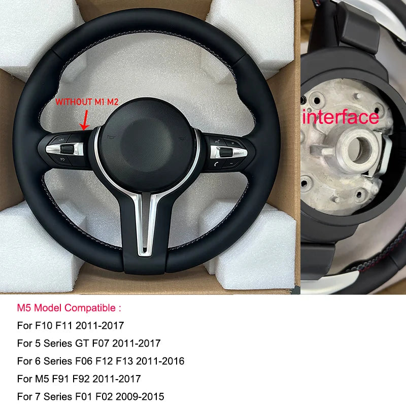 F01 F06 F10 F11 F15 F20 F21 F22 F30 F31 F32 F36 E70 E90 M3 M4 M5 For BMW 3 5 Series Manual Steering Wheel Without Paddle