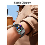 2026 New Model Uric Acid & Lipid Health Analysis Smart Watch Men ECG+PPG Bluetooth Call 2.01-inch Flashlight Smartwatch Women