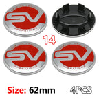 4Pcs 62mm Premium ABS Car Wheel Center Hub Caps Emblem Badge For Range Rover L322 L405 Evoque Discovery Velar SVR Accessories
