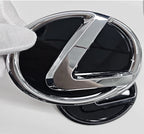 100/110/120/130/140/150/160mm Car Rear Trunk Emblem Front Grille Logo For Lexus ES RX NX LS UX LM LX GX LC RZ IS CT GS RC HS SC