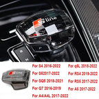 Audi Crystal Gear Shift Handle Head Lever A6 C8 A6L RS7 A7 Q8 S8 SQ8 Q7 RS6 A8L A4 A4L Q5L RS4 RS5 A5 S4 S5 SQ5
