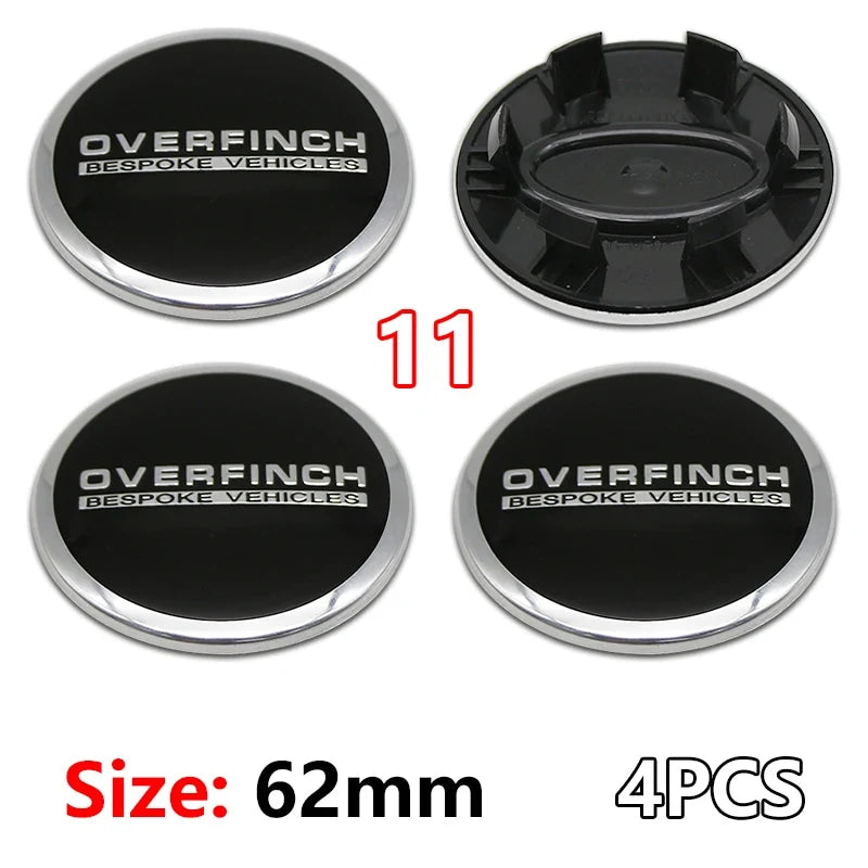 4Pcs 62mm Premium ABS Car Wheel Center Hub Caps Emblem Badge For Range Rover L322 L405 Evoque Discovery Velar SVR Accessories