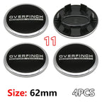 4Pcs 62mm Premium ABS Car Wheel Center Hub Caps Emblem Badge For Range Rover L322 L405 Evoque Discovery Velar SVR Accessories