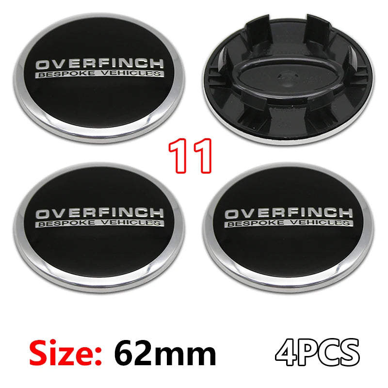 4Pcs 62mm Premium ABS Car Wheel Center Hub Caps Emblem Badge For Range Rover L322 L405 Evoque Discovery Velar SVR Accessories