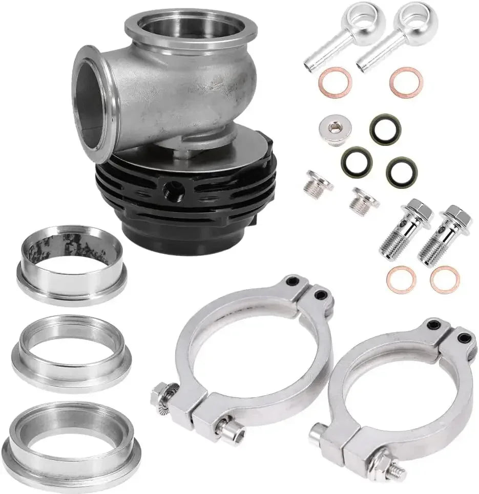 38mm Turbo External Wastegate MVS BOV Boost with Tial V-Band Flange Springs For 38mm Turbo Manifold Wastegate Port
