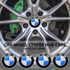 4Pc 65mm 56mm Wheel Center Caps Emblem Badge 50th Anniversary For BMW E39 E46 E90 E60 E87 E53 F10 F20 F30 M X3 X5 X6 Accessories