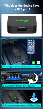 CarlinKit 5.0 & CarlinKit 4.0 Wireless CarPlay Android Auto Waze Music Spotify Auto For Audi Golf Peugeot Mazda KIA Mercedes MG