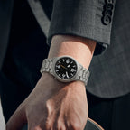 BERNY Full Titanium Watches for Men Super Luminous Sapphire Sports Field Quartz Men's Watch VH31 Wristwatch 5ATM Easy Read