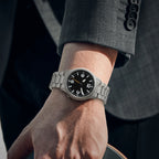 BERNY Full Titanium Watches for Men Super Luminous Sapphire Sports Field Quartz Men's Watch VH31 Wristwatch 5ATM Easy Read