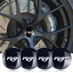 Ford Mustang ST Foose Accessorie 56MM Emblem Car Wheel Center Cap Sticker Decoration for Edge Fusion Shelby Explorer F150 Focus