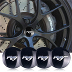 Ford Mustang ST Foose Accessorie 56MM Emblem Car Wheel Center Cap Sticker Decoration for Edge Fusion Shelby Explorer F150 Focus