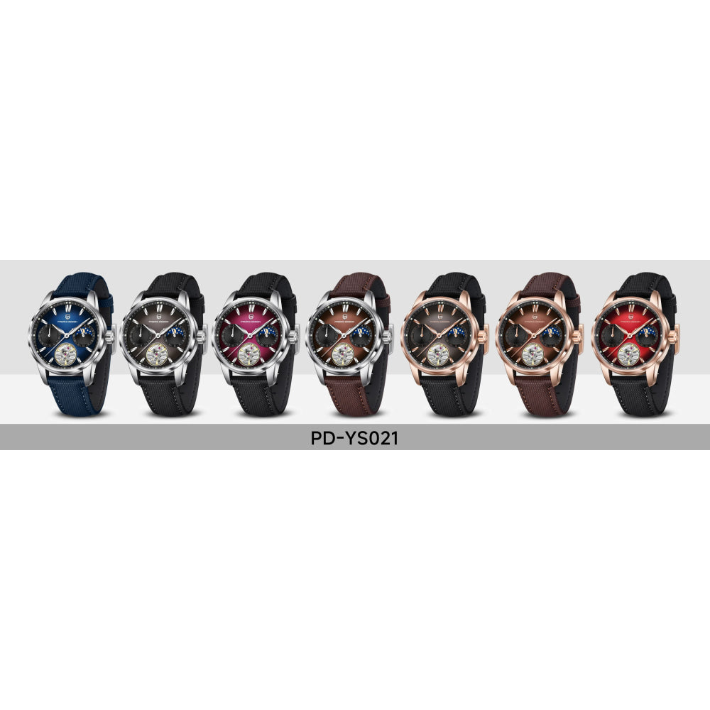 Pagani Design New Men's Automatic Mechanical Watch Tourbillon Clock Sapphire Stainless Steel Men's Military Watch
