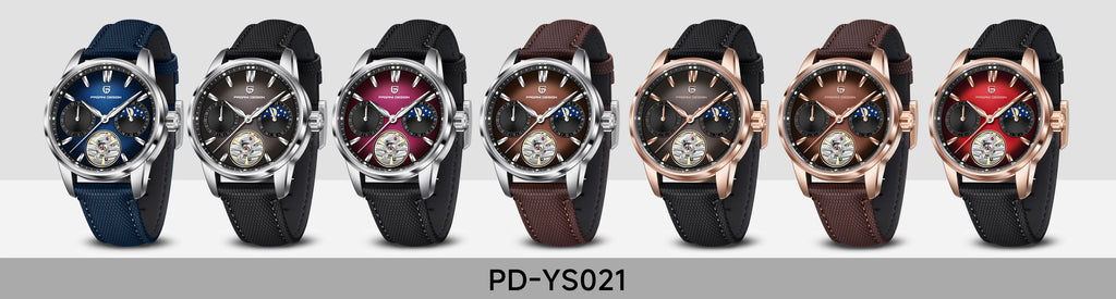 Pagani Design New Men's Automatic Mechanical Watch Tourbillon Clock Sapphire Stainless Steel Men's Military Watch