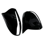 For Mercedes Benz C GLC S E Class W205 X253 W222 W213 W238 carbon Black Side Rearview Mirror Cover Caps Shell LHD RHD