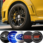4pcs 56MM Car Wheel Center Emblem Hub Badge Sticker for Subaru STI XV WRC WRX BRZ LEVORG FORESTER IMPREZA LEGACY OUTBACK
