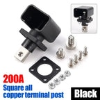 200A All-Copper Lithium Battery Terminal Connector Energy Storage Terminal Battery Connector Adapter Inverter Plug