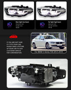 TYPY Dynamic Signal Head Lamp Automotive Accessories Upgrade Modified New LED For BMW 3 Series F30 Headlight 2012-2019