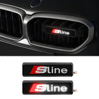 LED Mid-Net Clip Daytime Running Warning Light for Audi SLine Logo A3 A4 A5 A6 A7 A8 Q3 Q5 RS3 RS4 RS5 RS6 S3 S4 S5 Badge