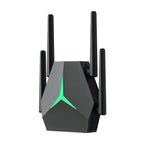 Repetidor WiFi de doble banda 5G AC1200, extensor de señal inalámbrico de 1200M, enrutador/repetidor/enrutador amplificador WiFi AP de 2,4G/5Ghz para el hogar