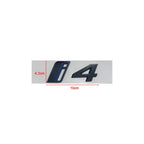 ABS Letters Numbers Glossy Black ix i3 i4 i7 iX ix3 iX4 ix7 Emblem for BMW X1 X3 X5 X6 GT Car Rear Logo Badge Sticker