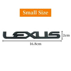 ABS/Metal Car Rear Trunk Emblem Badge Sticker for Lexus Logo ES300 IS300 IS350 ES250 ES350 IS250 CT200H GS350 NX200 Accessories