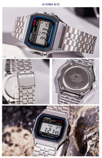 Casio watch silver watch men set brand luxury LED digital Waterproof Quartz men watch Sport military Wrist Watch relogio masculi