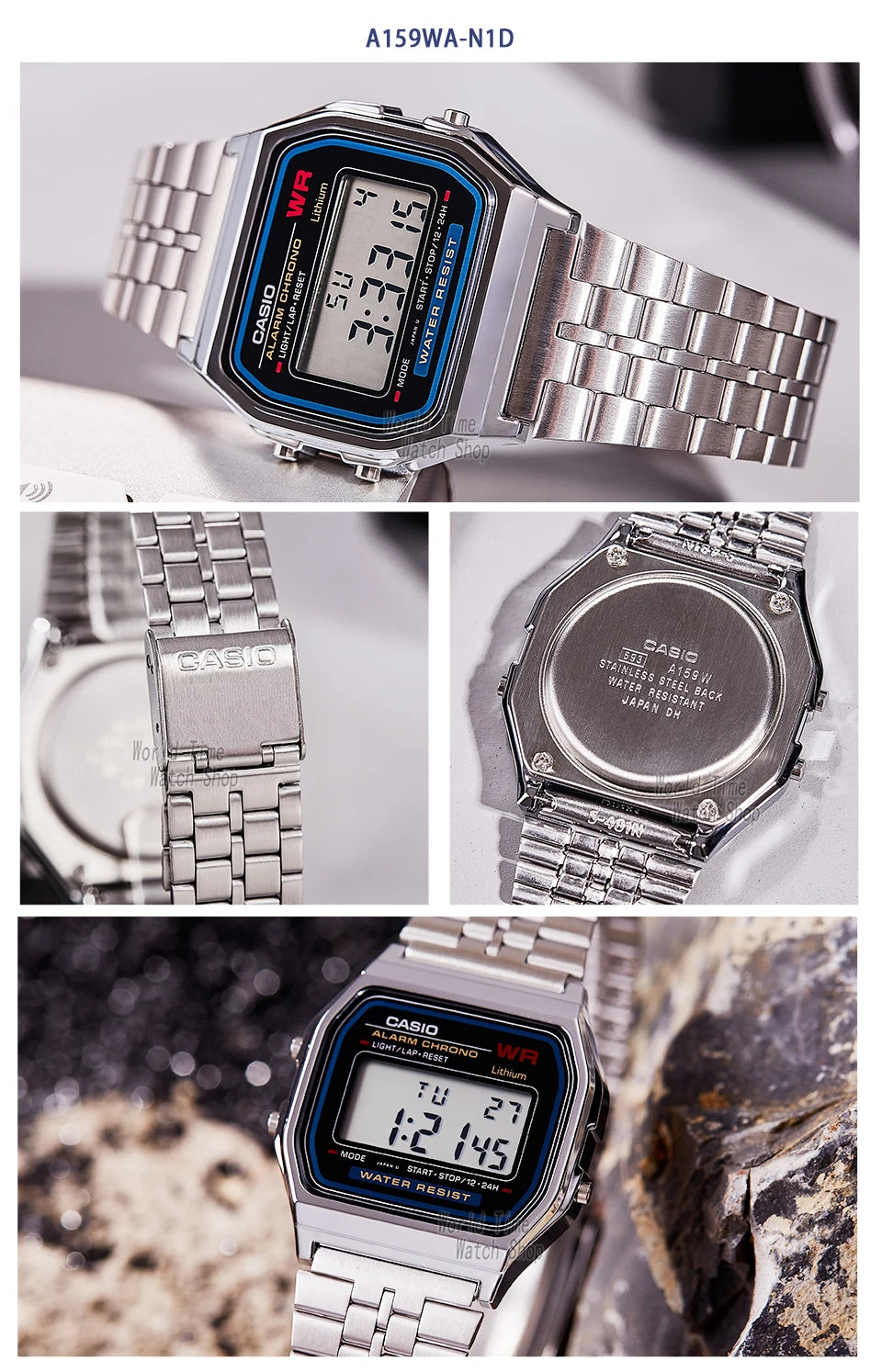 Casio watch silver watch men set brand luxury LED digital Waterproof Quartz men watch Sport military Wrist Watch relogio masculi
