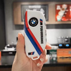Sport Style Car Smart Key Case Cover Shell For BMW M X1 U11 X7 X5 G05 LCI I7 IX XM Series 7 740Li U06 G81 M3 Keyless Accessories